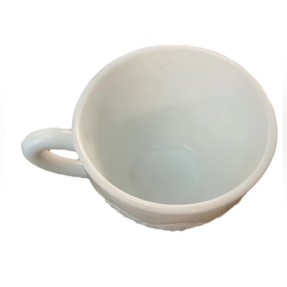 Vintage McKee Concord Opaque Milk Glass Punch Cups Mugs‎ Set of 4 - Picture 4 of 6